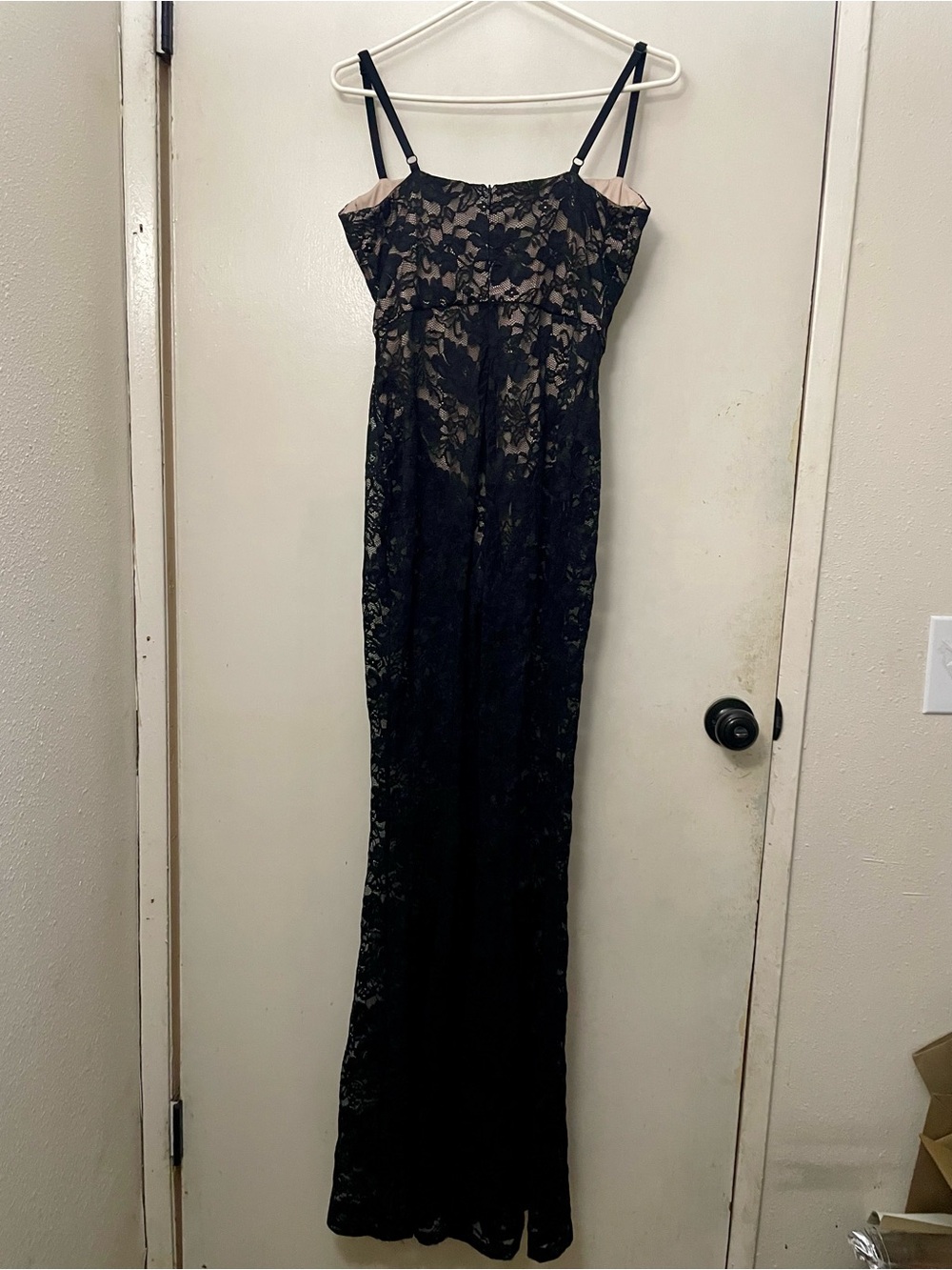 Dolls Kill Current Mood Black lace jumpsuit size medium new with tags - Picture 2 of 6